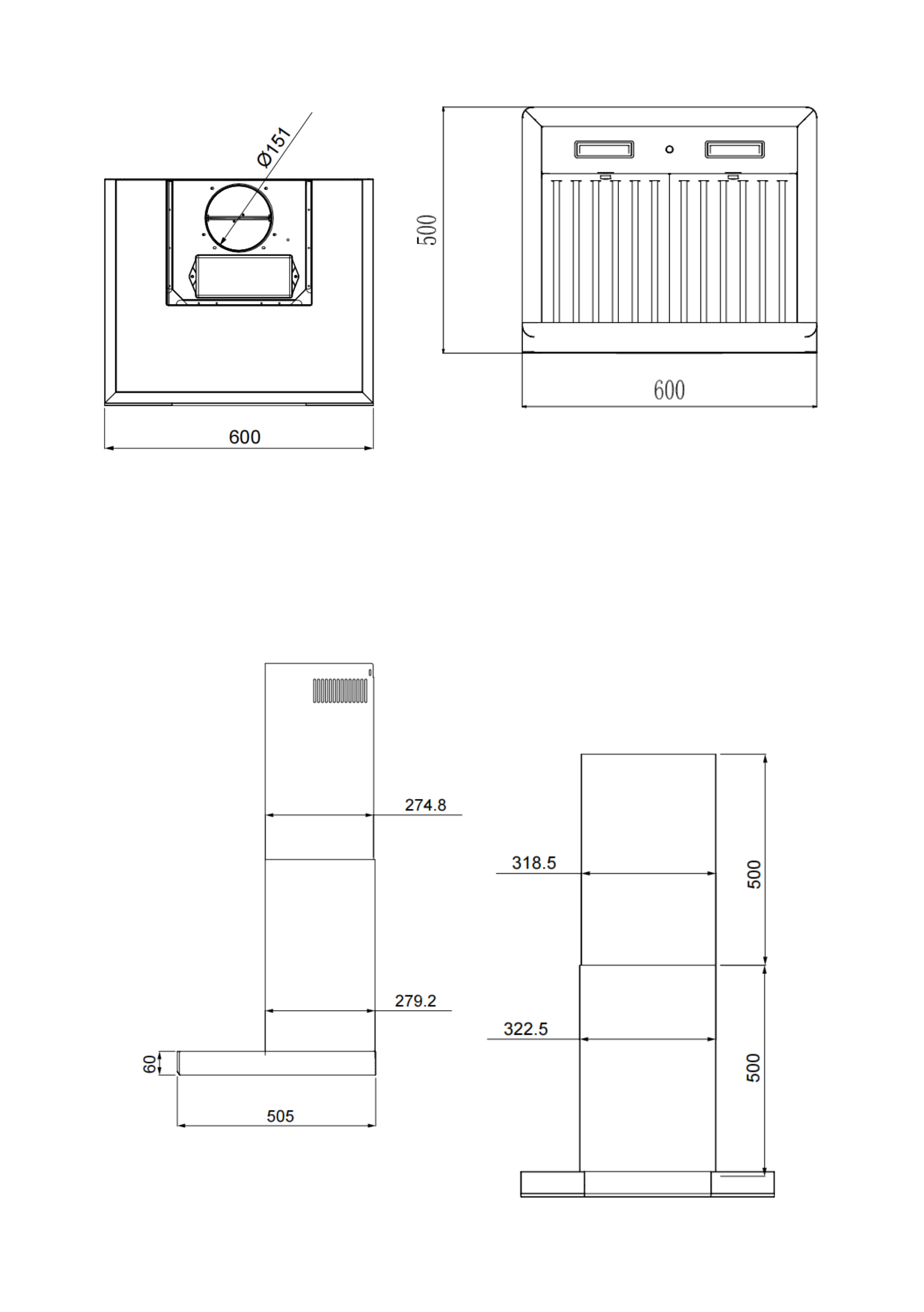 Dimensions guide