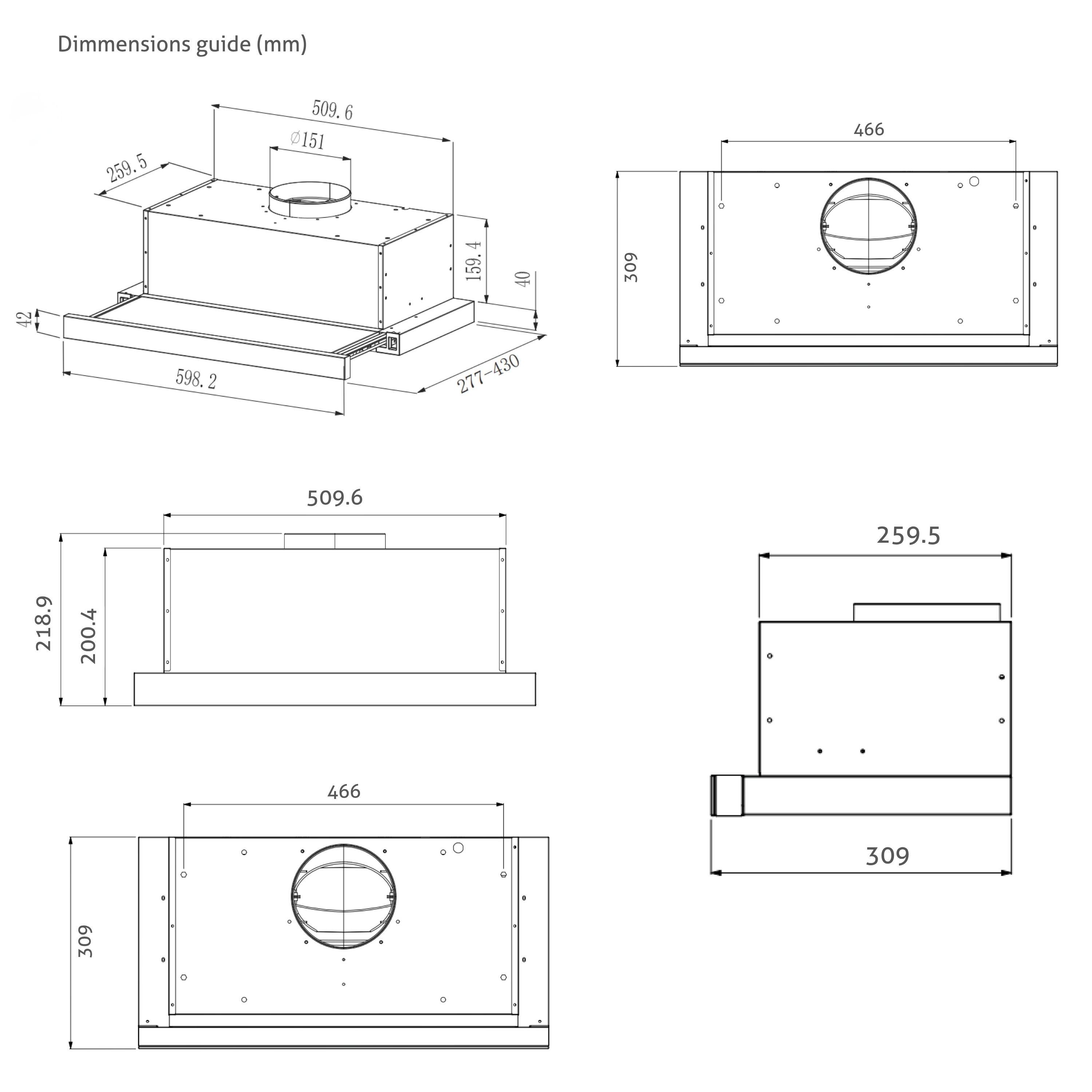 Dimensions guide